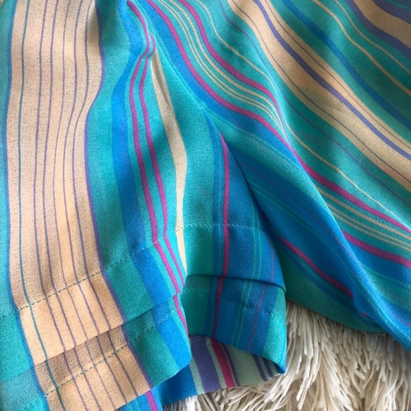 VINTAGE Striped Pastel Dress! - Picture 6 of 8